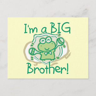 Frog Big Brother Postcard
