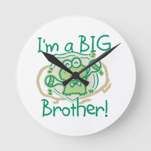 Frog Big Brother Round Clock