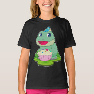 Frog Birthday Cupcake T-Shirt