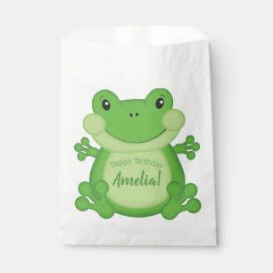 Frog Birthday Party Favour Bag