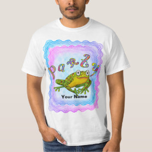 Frog birthday party t-shirts