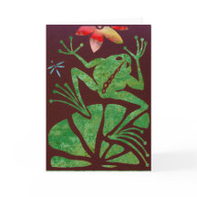 Frog Blank Greeting Card
