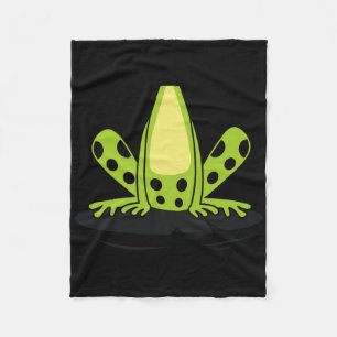 Frog Body Costume Cute Easy Reptile Halloween Gift Fleece Blanket