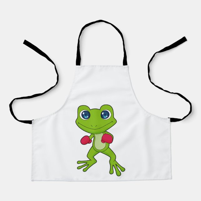 Frog Boxing Boxer Boxing gloves Apron (Front)