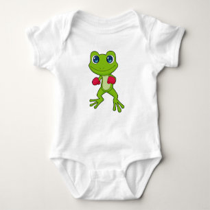 Frog Boxing Boxer Boxing gloves Baby Bodysuit
