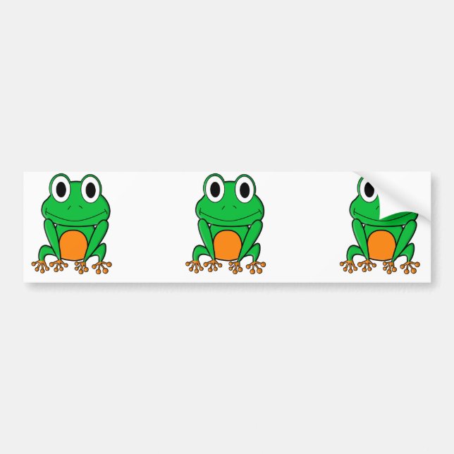 Frog Bumper Sticker (Front)