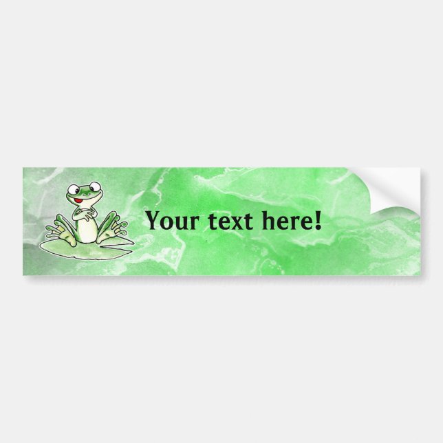 Frog Bumper Sticker (Front)