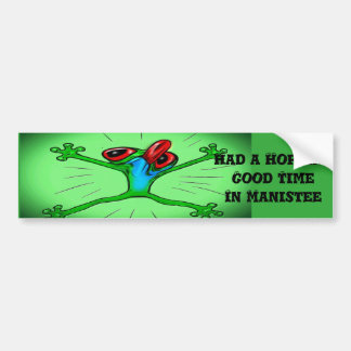 Frog bumper sticker