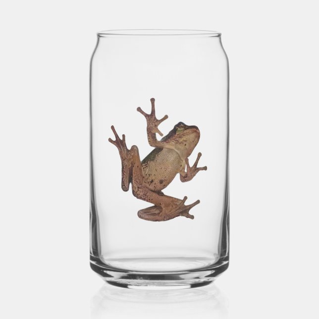 frog can glass (Front)