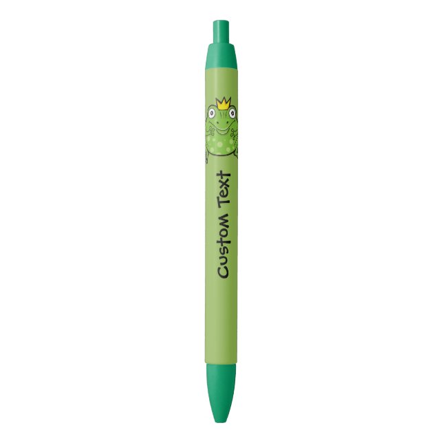 Frog Cartoon Black Ink Pen (Front Vertical)