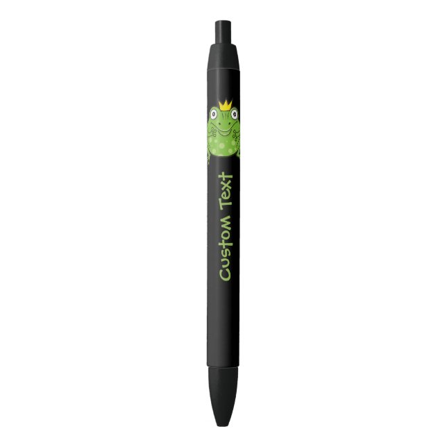 Frog Cartoon Black Ink Pen (Front Vertical)