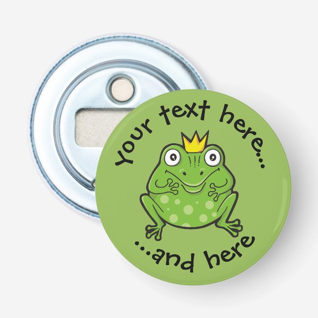 Frog Cartoon Bottle Opener (Front)
