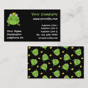 Frog Cartoon Business Card