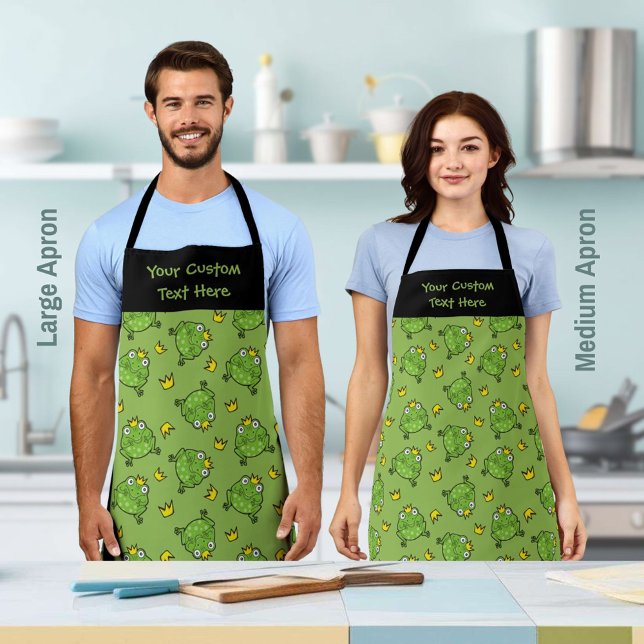 Frog Cartoon Pattern Apron (Creator Uploaded)