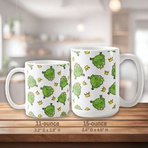 Frog Cartoon Pattern Coffee Mug