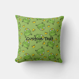 Frog Cartoon Pattern Cushion