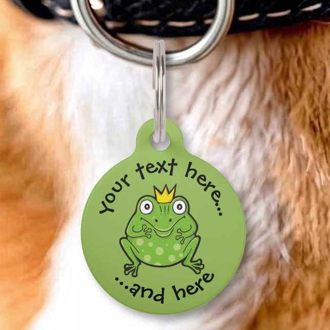 Frog Cartoon Pet Tag (Creator Uploaded)