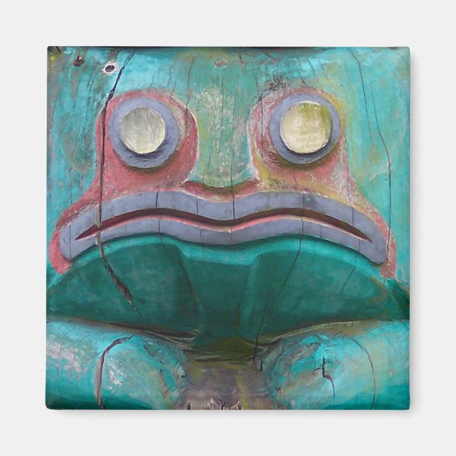 Frog Carving Magnet (Front)