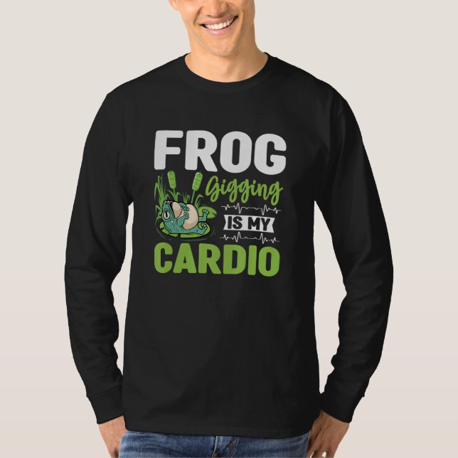 Frog Catcher Catching Frog Gigging 1 T-Shirt (Front)
