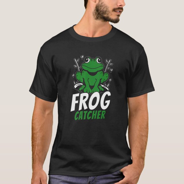 Frog Catcher  Crazy Frog  Kids T-Shirt (Front)