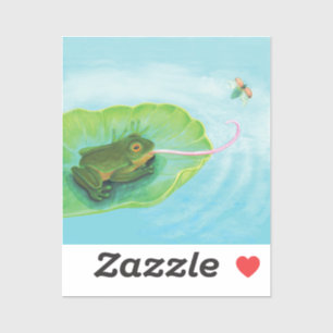 Frog Catching Bug
