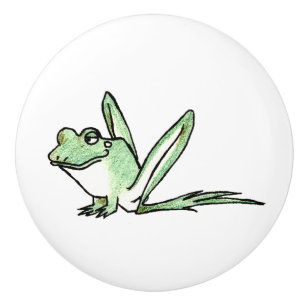 Frog Ceramic Knob