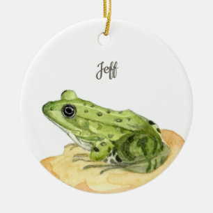Frog Ceramic Ornament