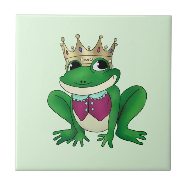 frog ceramic tile (Front)