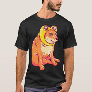 Frog Cheems Yellow Shibe Shiba Inu Baby Cheems T-Shirt