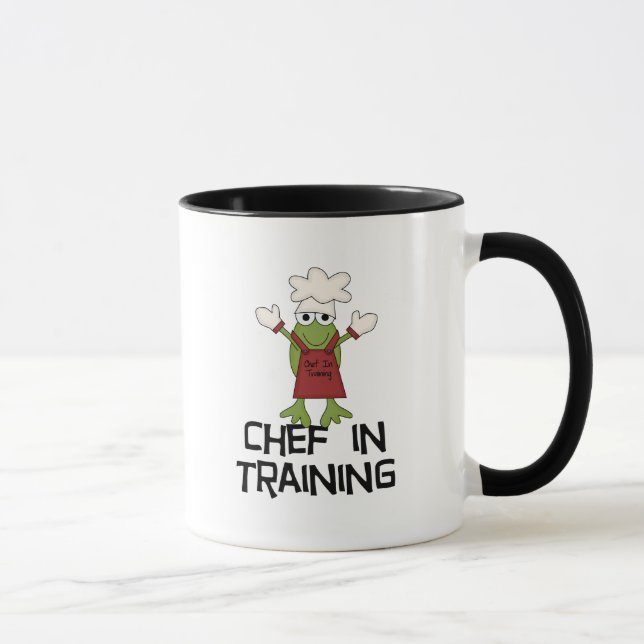 Frog Chef in Training Tshirts and Gifts Mug (Right)
