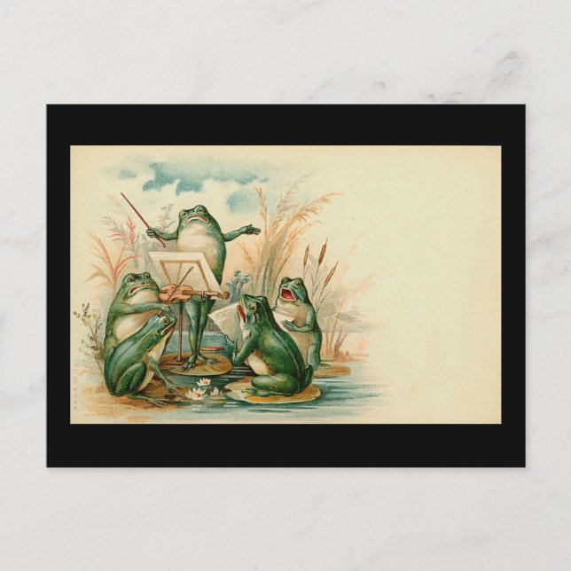 "Frog Chorus" Postcard (Front)