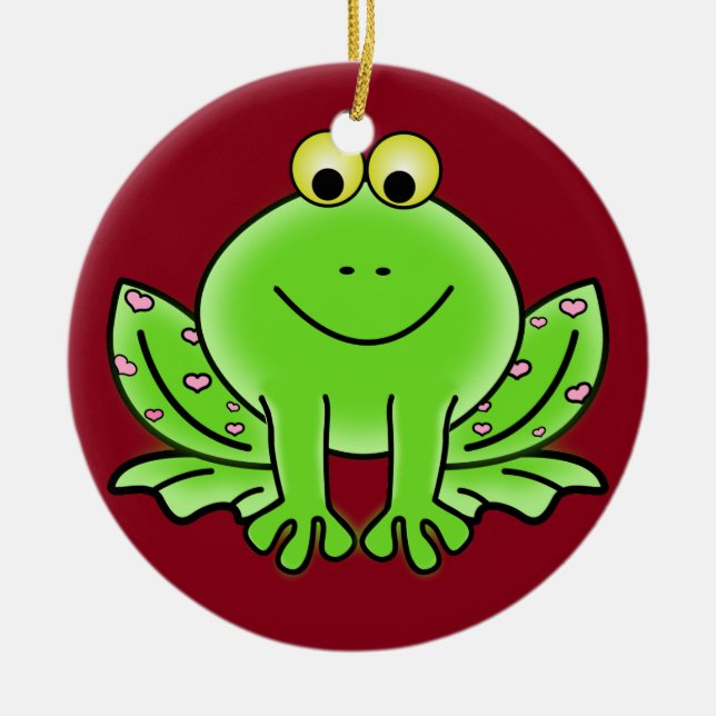 Frog Christmas Ornament (Front)