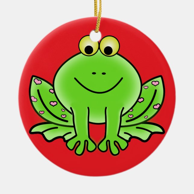 Frog Christmas Ornament (Front)