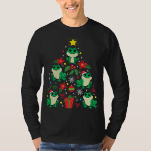 Frog Christmas Ornament Tree Funny Xmas Gift T-Shirt