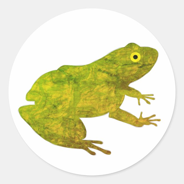 Frog Classic Round Sticker (Front)