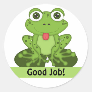Frog Classic Round Sticker