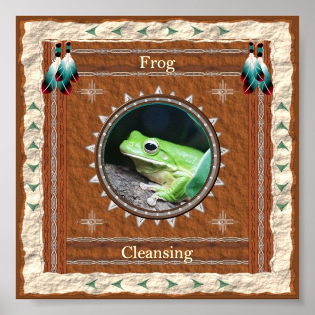 Frog Cleansing Energy Poster (Front)