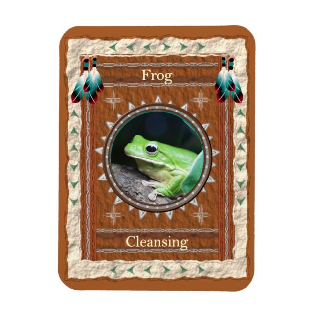 Frog - Cleansing Vinyl Flexi Magnet (Vertical)