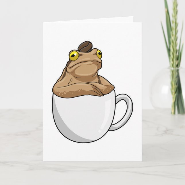 Frog Coffee Coffee bean Card (Front)