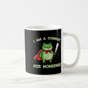 Frog Conduit for Nonsense Funny Meme Animal Men Coffee Mug