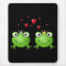 Frog Couple with hearts.