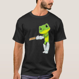 Frog Cricket Cricket Bat Sports T-Shirt