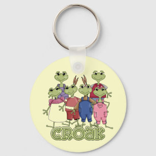Frog Croak Tshirts and Gifts Key Ring