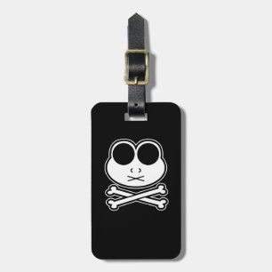 Frog Cross Bone Luggage Tag