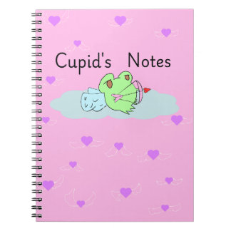 Frog cupid's notes  notebook