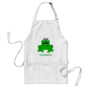Frog Design Personalised Adult Apron