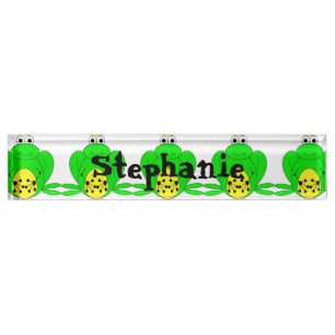 Frog Desk Nameplate