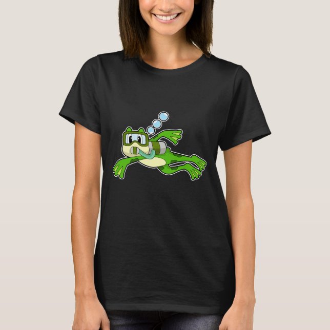 Frog Diver Oxygen bottle T-Shirt (Front)