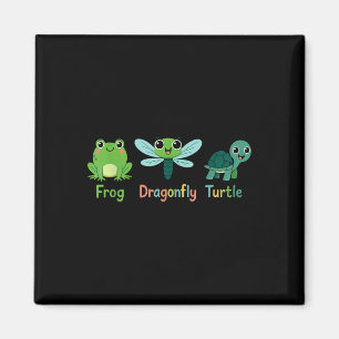 Frog Dragonfly Turtle Humour Subtle Political _1 Magnet