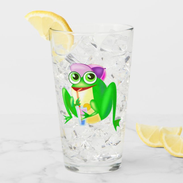 Frog Drinks Juice Glass (Front Ice)